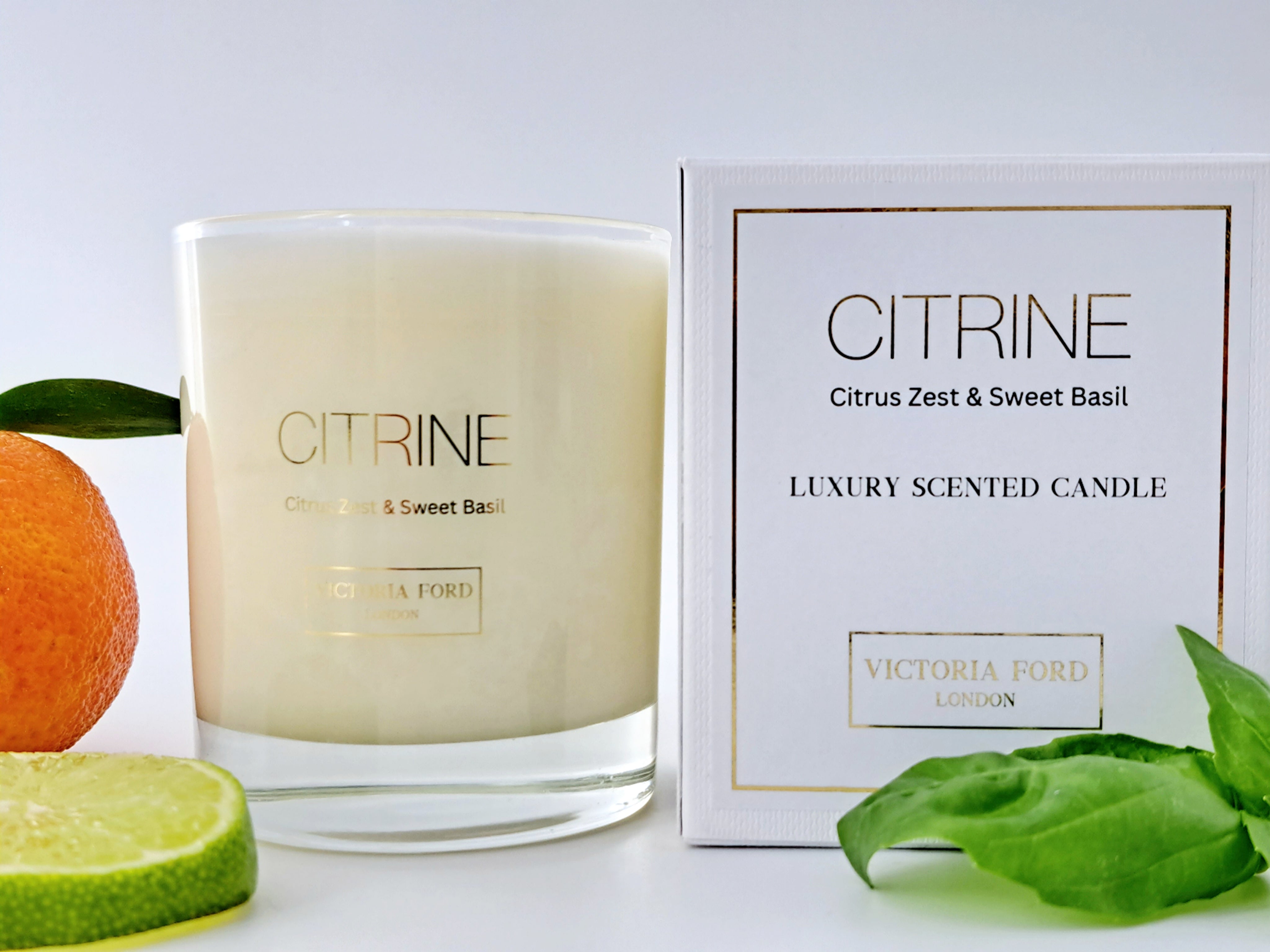 Citrine Luxury Scented Medium Candle