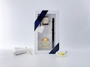 Fresh Linen Luxury Room Diffuser & Candle Set