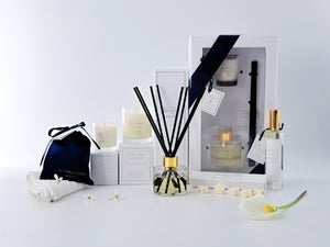 Fresh Linen Luxury Room Diffuser & Candle Set