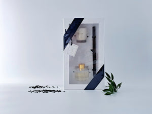 Lignum Luxury Scented Reed Diffuser & Candle Set