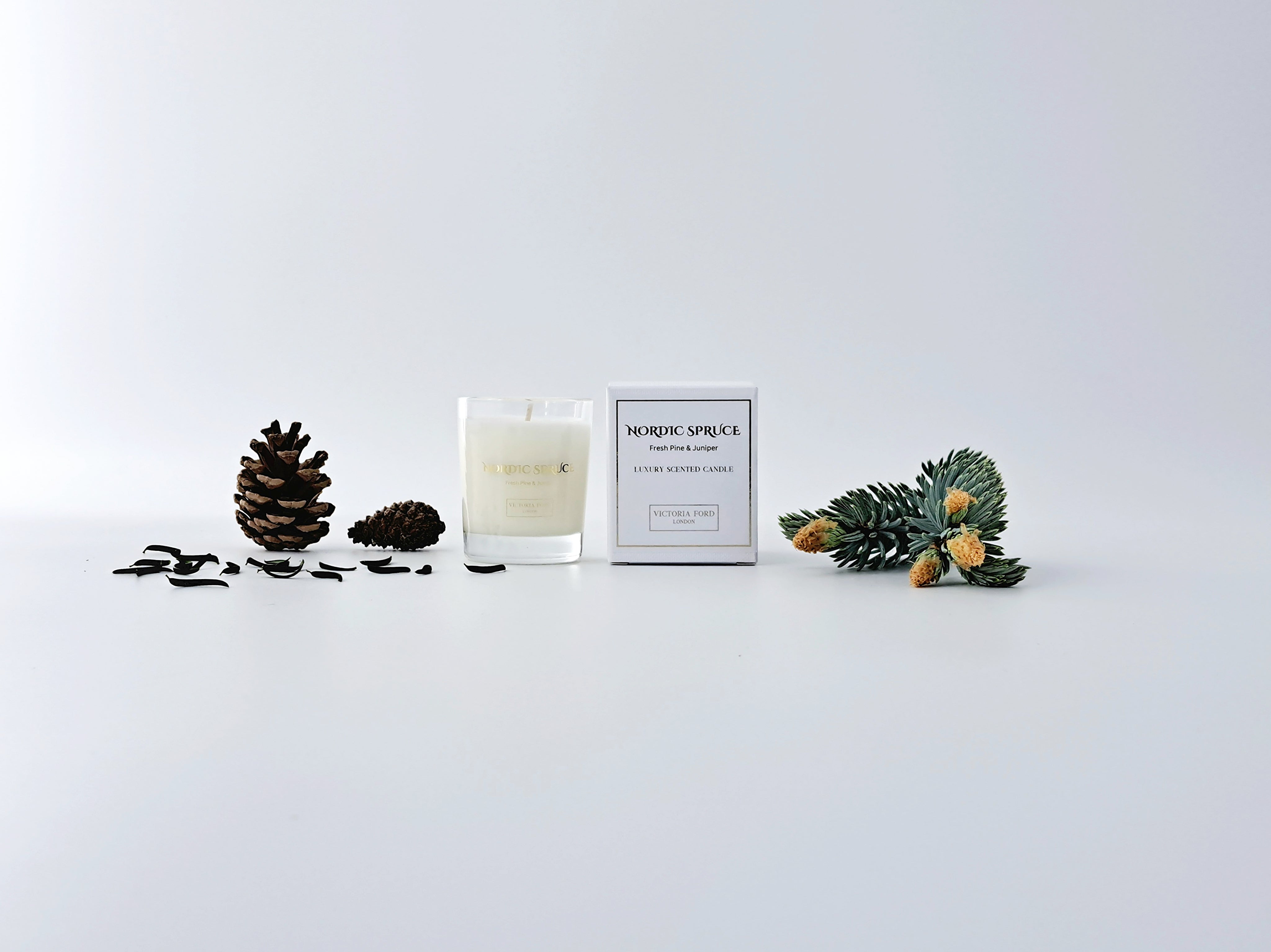 Nordic Spruce Luxury Scented Votive Candle