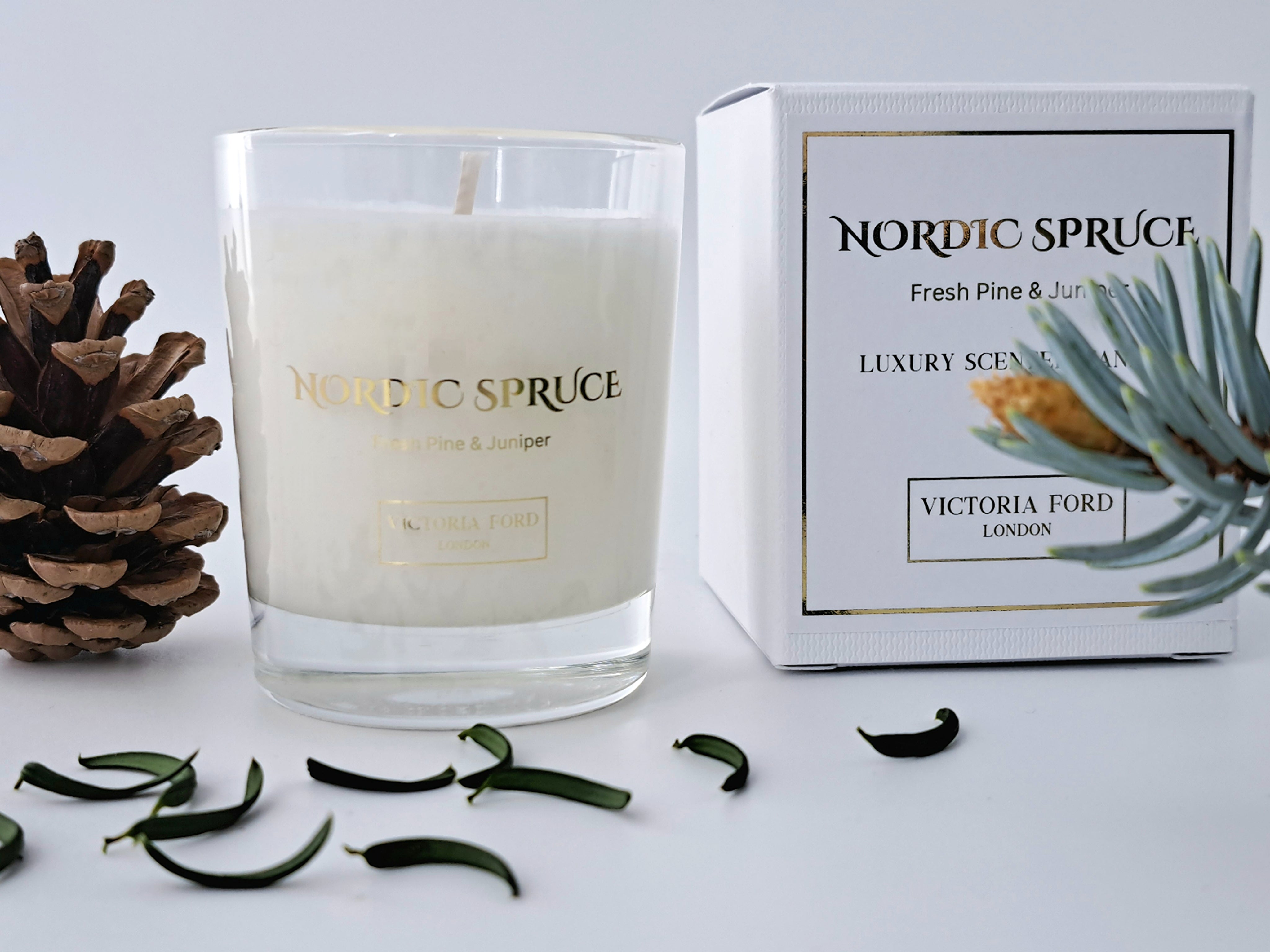 Nordic Spruce Luxury Scented Votive Candle