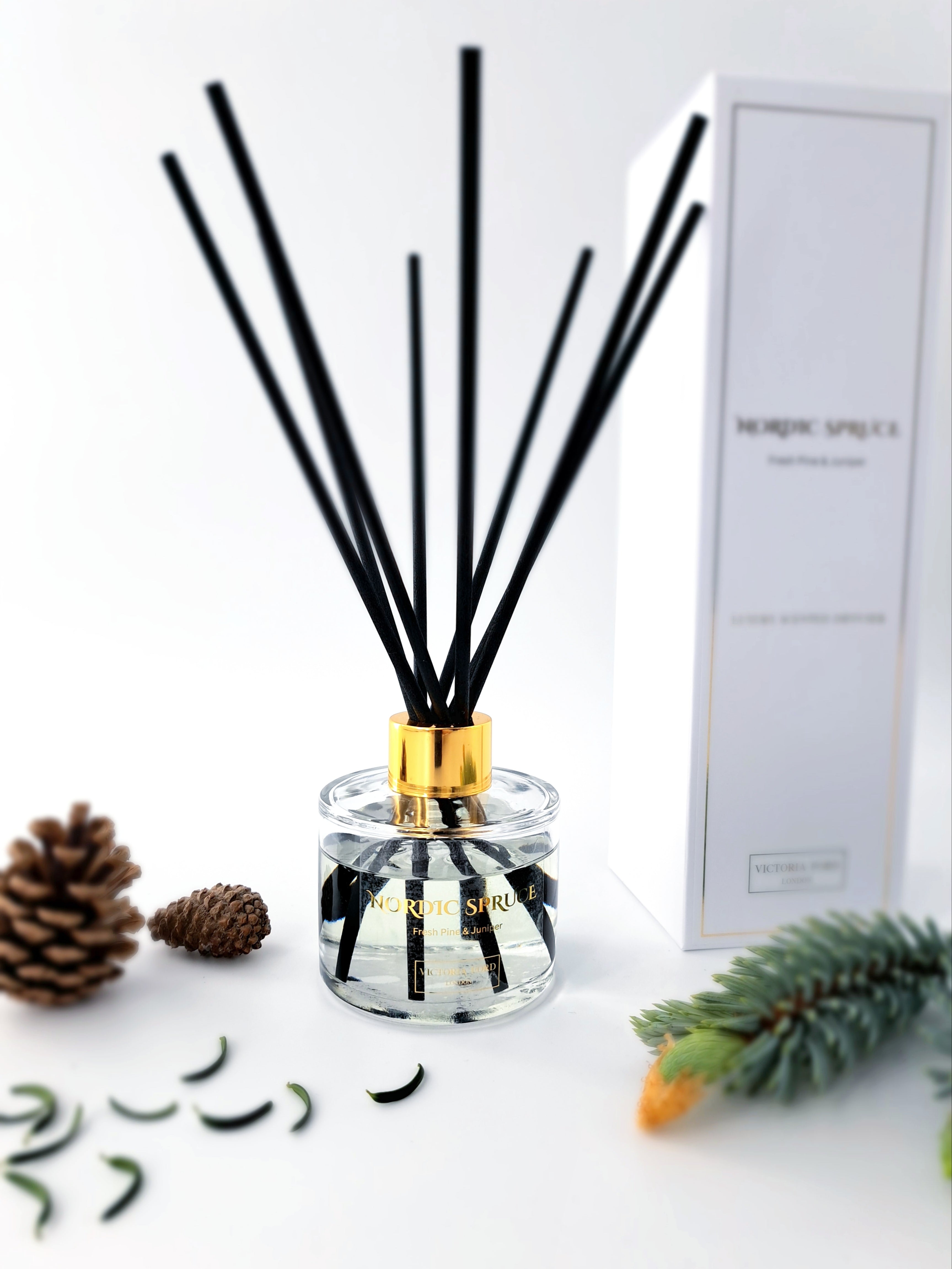 Nordic Spruce Luxury Scented Reed Diffuser