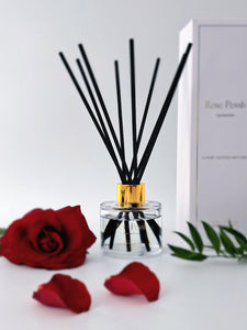 Rose Petals Luxury Scented Reed Diffuser