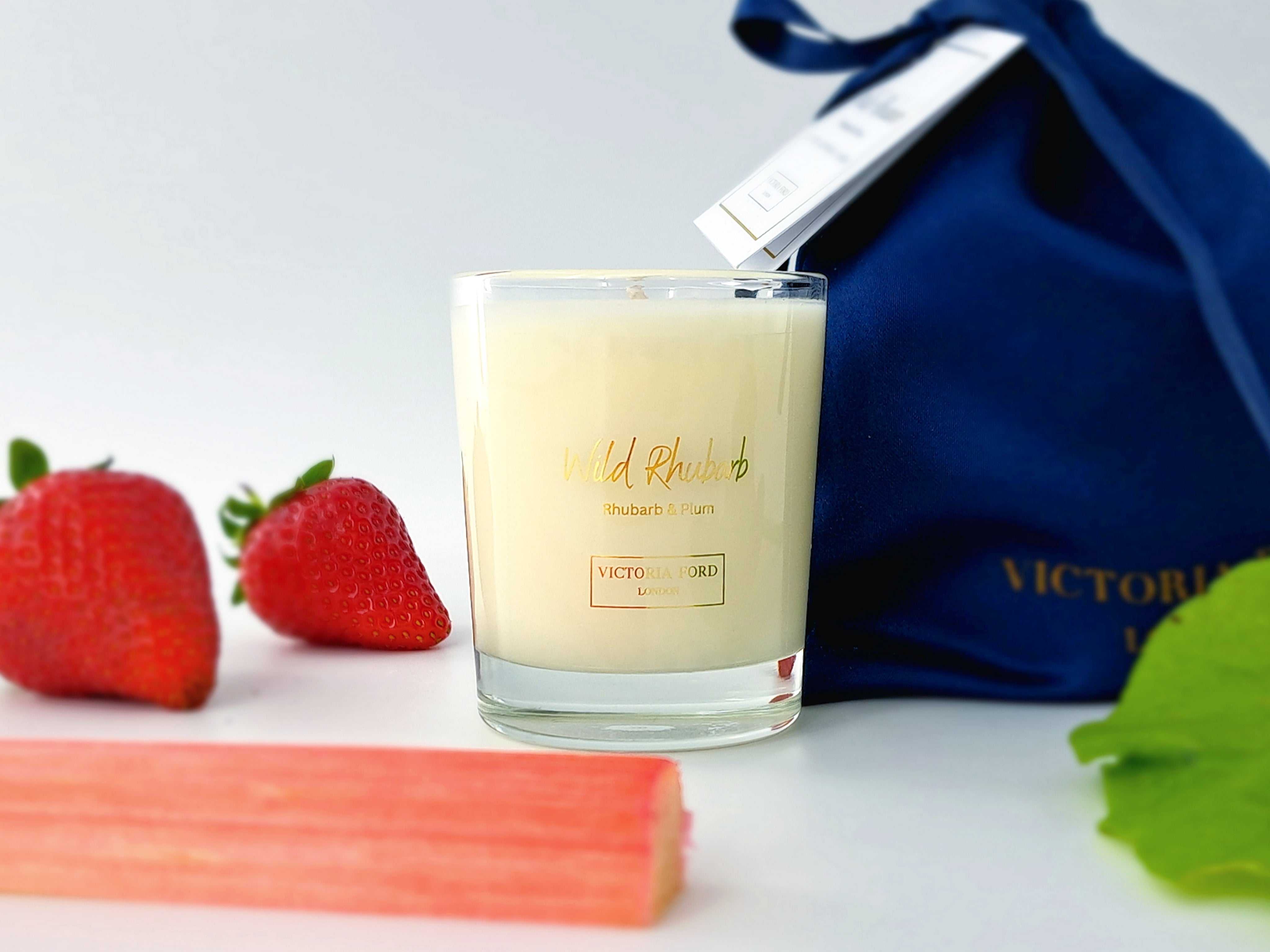 Wild Rhubarb Luxury Scented Votive Candle