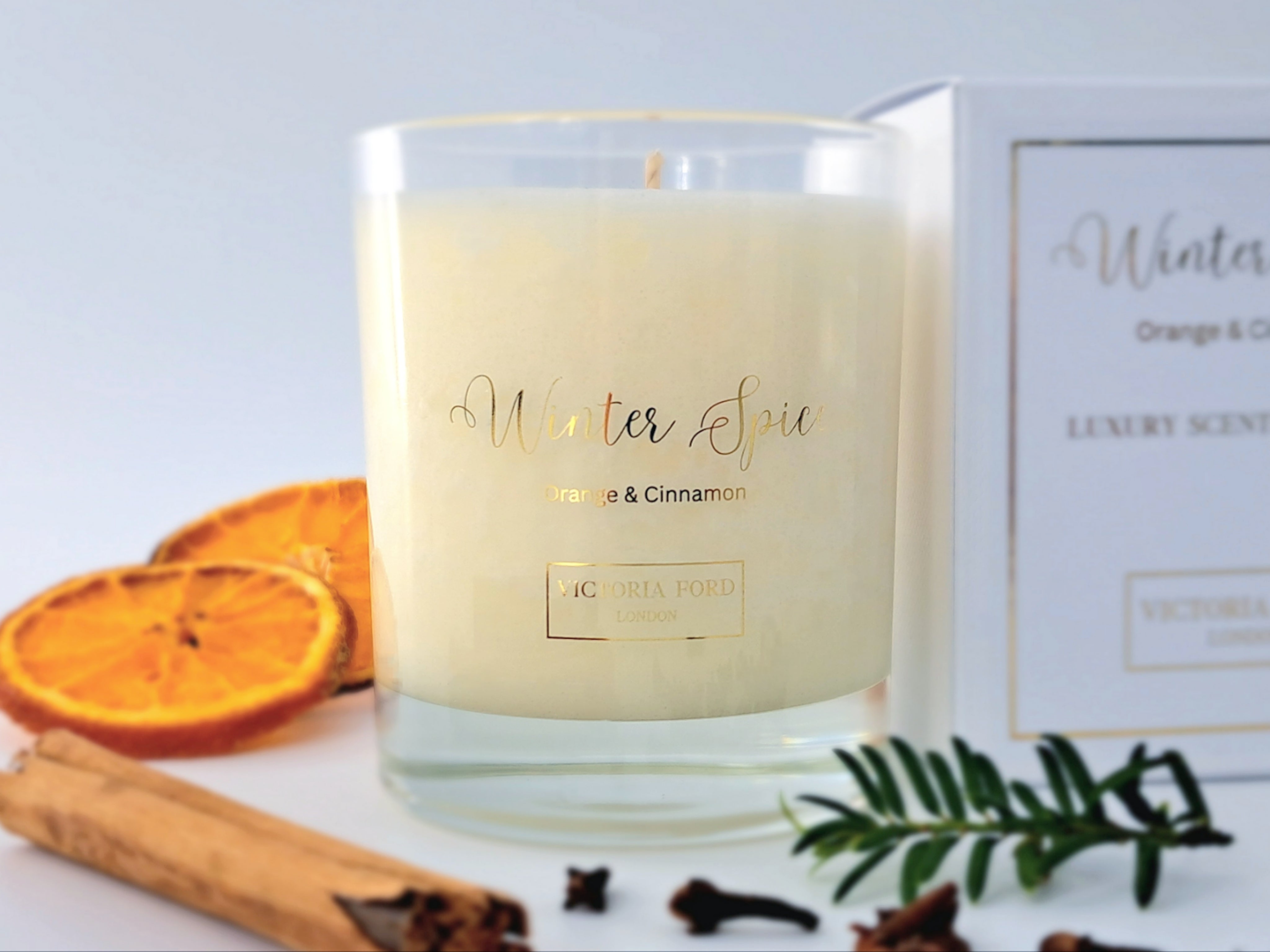 Winter Spice Luxury Scented Medium Candle